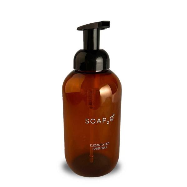 Soap2o-Hand-Soap-Foam-Bottle-Brown-500ml